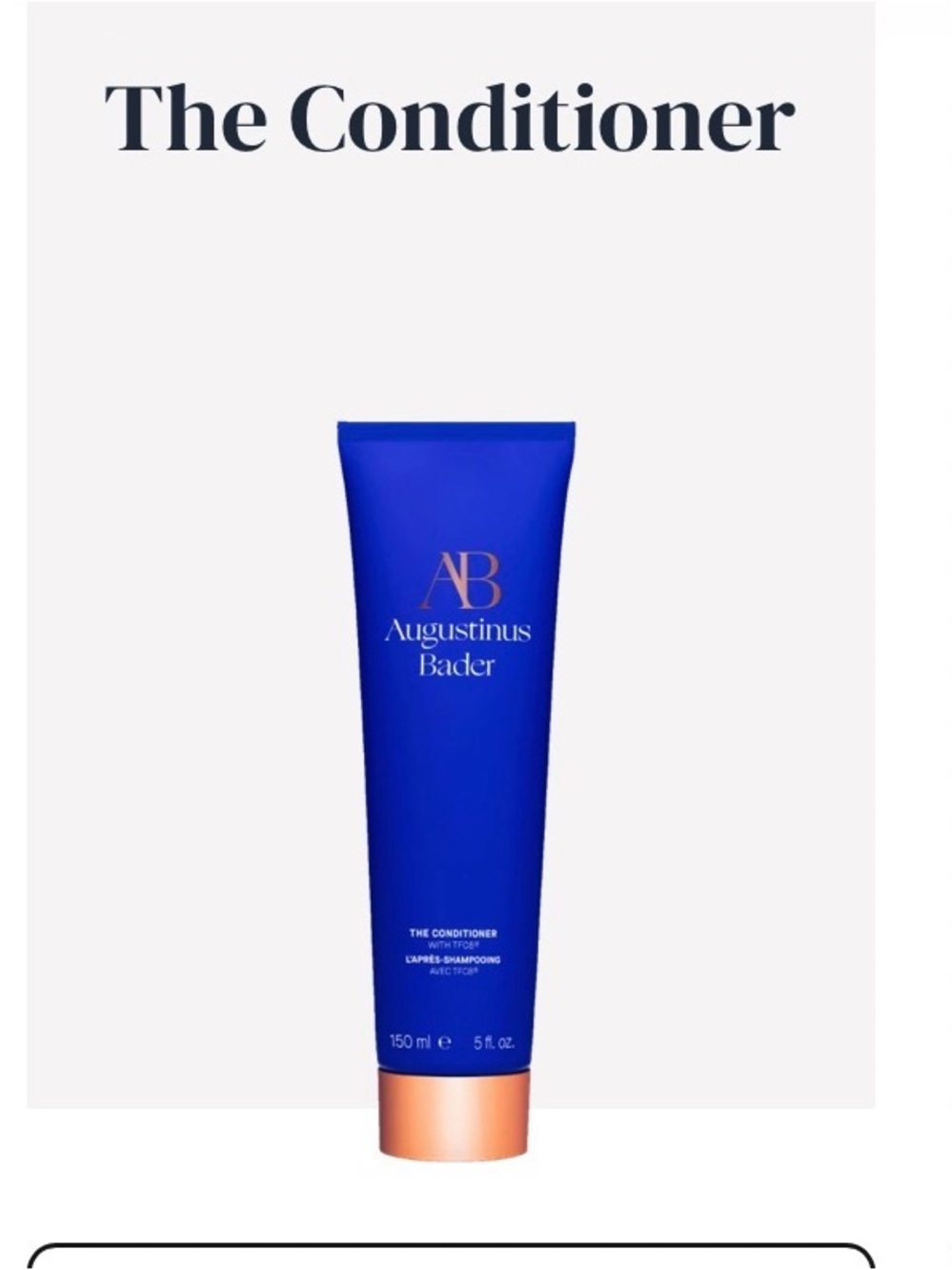 Augustinus Bader The Conditioner